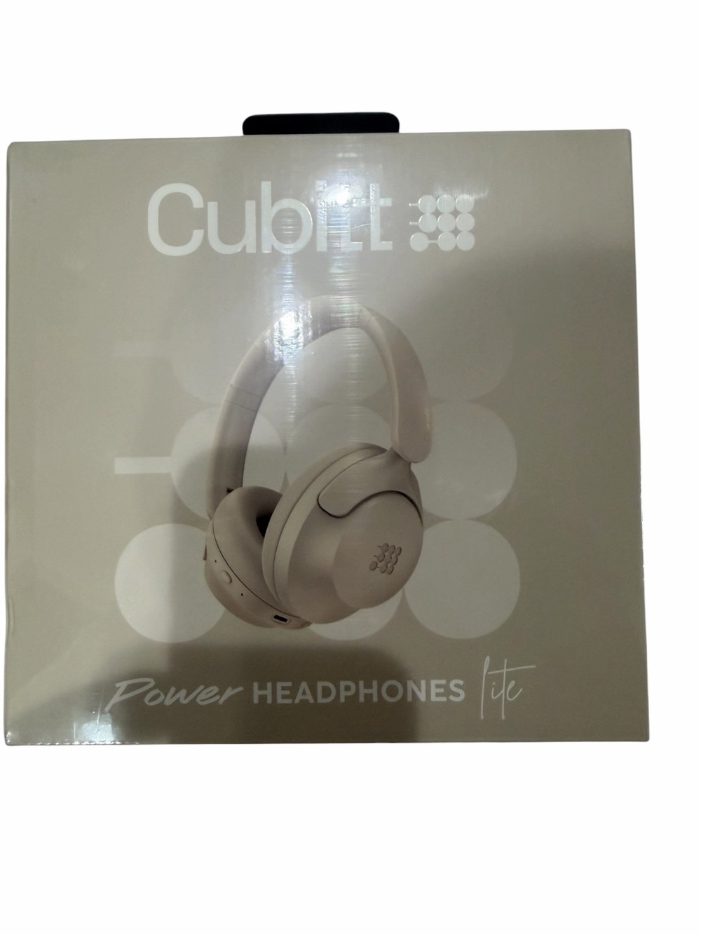 Power Headphones Lite - Cream Over-Ear Wireless Headphones